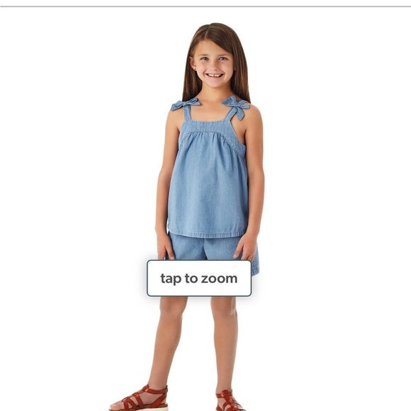 Girls' Woven Two Piece Set - Picture 2 of 6